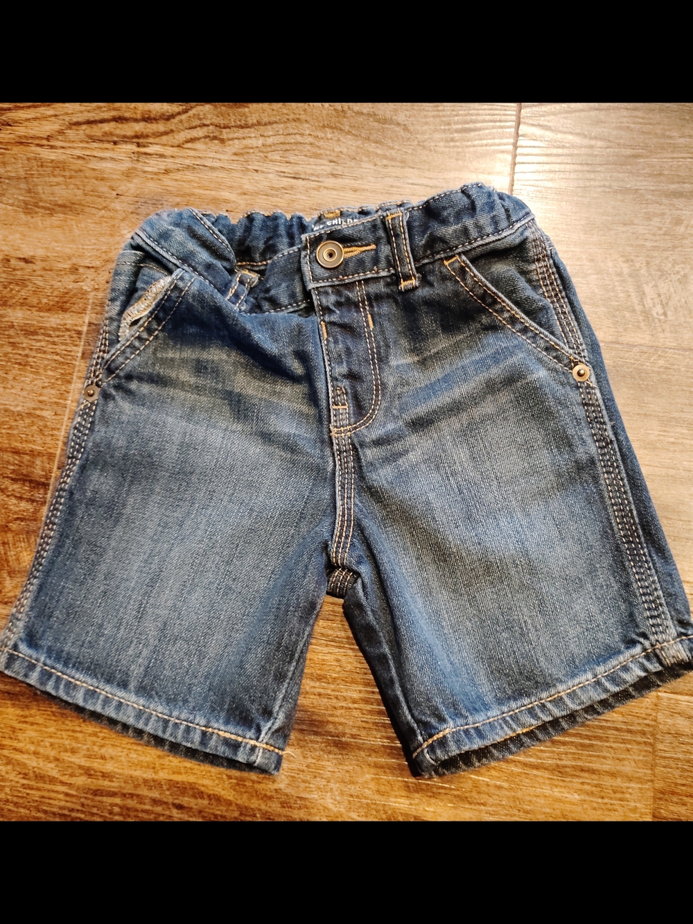 The Children's Place Dark Blue Denim Kids Shorts